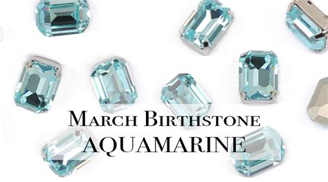 March Birthstone: Aquamarine - Narcisa Pheres