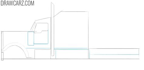 How to Draw a Semi-Truck