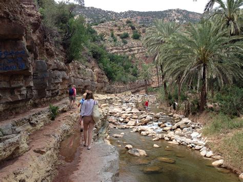 Paradise Valley in Morocco - blue pools and waterfalls