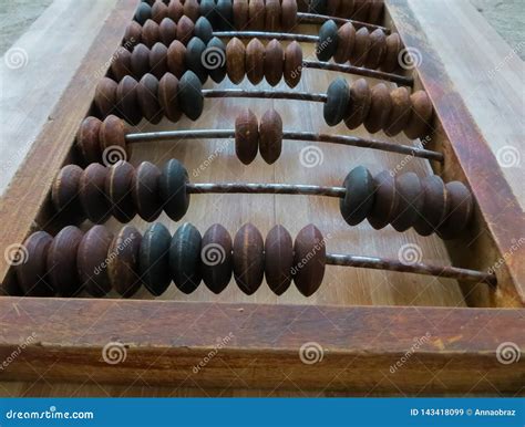 The Old Abacus, with the Help of Which Produced All Mathematical Calculations in the Middle of ...