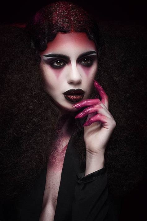 Vampire Kiss on Behance | Creative makeup, Makeup, Halloween beauty