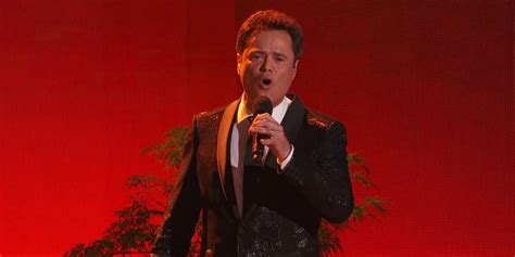 Watch Donny Osmond Sing "I'll Make a Man Out of You" on Dancing with ...