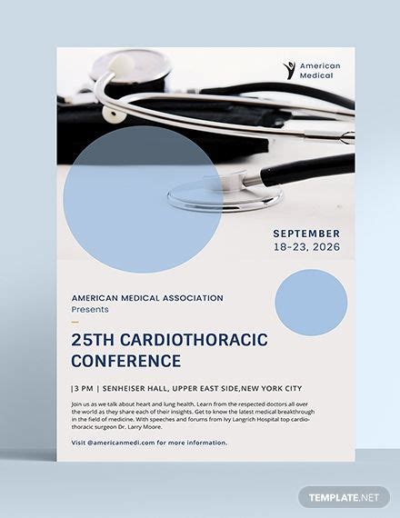 Medical Conference Poster Template - Illustrator, Apple Pages, PSD | Template.net | Medical ...