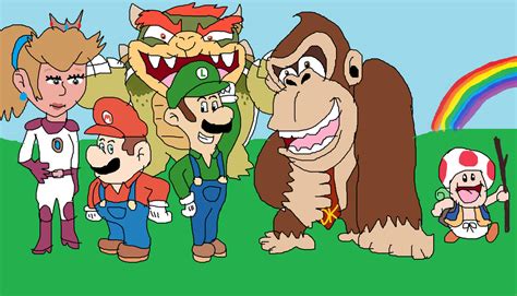 The Super Mario Bros. Movie Main Cast by sergi1995 on DeviantArt