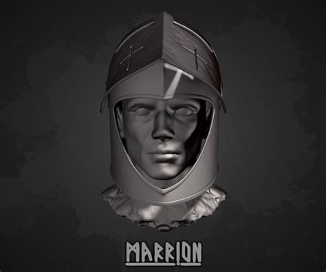 ArtStation - Warden Helmet For Honor 3d Print ready | Resources