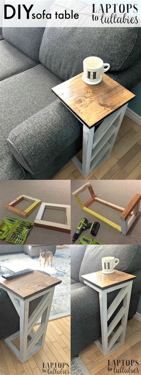 Easy DIY sofa tables | Diy sofa table, Diy furniture easy, Diy sofa