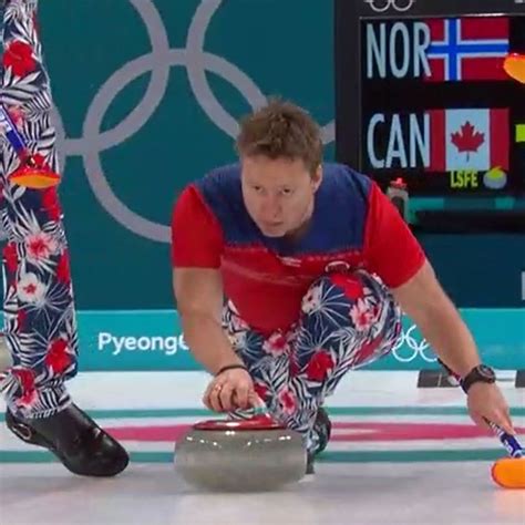 The Norwegian Olympic Curling Team's Pants