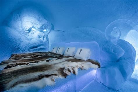 Un Hôtel de Glace en Suède dévoile les incroyables Suites artistiques de cette Année | Ice hotel ...