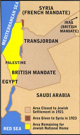 Balfour Declaration Map