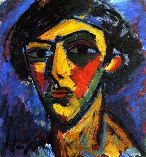 The Athenaeum - Head of a Youth (Alexei Jawlensky - ) | Expressionist art, Expressionist ...