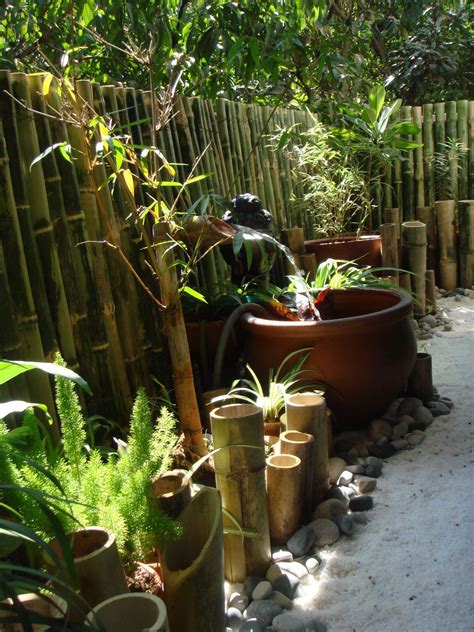 Zen Garden Bamboo Water Fountain | Zen garden design, Bamboo water fountain, Zen garden