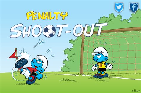 🕹️ Play The Smurfs' Penalty Shoot-Out Game: Free Online Smurfs Soccer ...