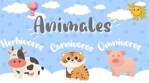 ANIMALES CARNÍVOROS, HERBÍVOROS Y OMNÍVOROS - Para Niños - YouTube