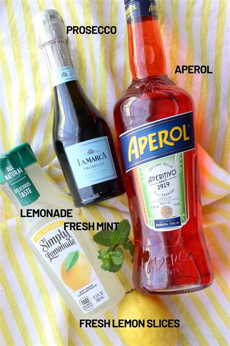 Lemonade Aperol Spritz - Krazy Kitchen Mom