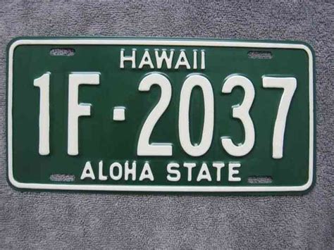 Z License Plate Hawaii at Jasmine Parker blog