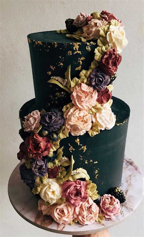 The 50 Most Beautiful Wedding Cakes – Black wedding cake - Fabmood ...