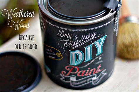 Weathered Wood DIY Paint • The Turquoise Iris