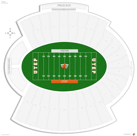 Sun Bowl (UTEP) Seating Guide - RateYourSeats.com