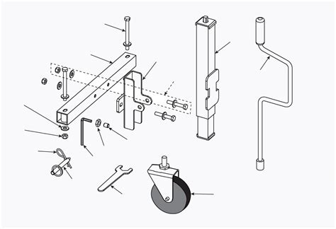 Cyclone Rake XL 3rd Wheel Jack Stand Parts | Rake Vacuum | Cyclone Rake