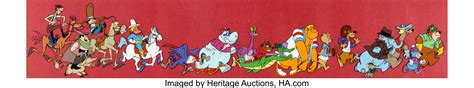 CB Bears and Friends Publicity Lineup Pan Cel (Hanna-Barbera, | Lot #97353 | Heritage Auctions