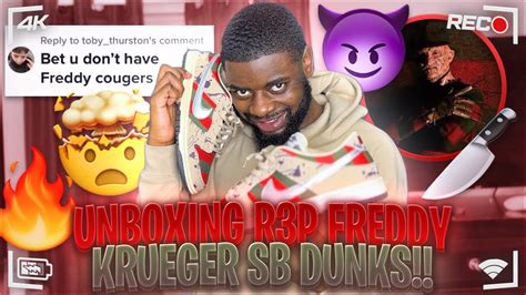 UNBOXING FREDDY KRUEGER SB DUNKS | REVIEW + ON FEET - YouTube