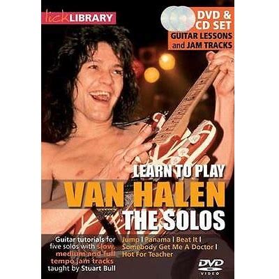 Lick Library Learn To Play Eddie Van Halen The Solos Guitar DVD RDR0300 ...