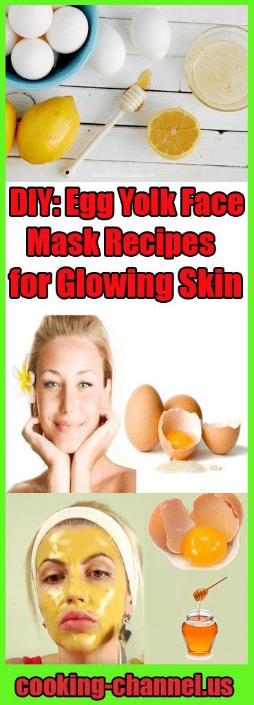 DIY: Egg Yolk Face Mask Recipes for Glowing Skin | Natural health tips ...