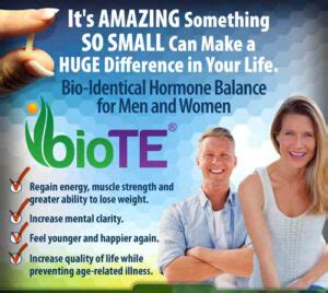 Hormone Replacement Therapy – BioTE – Advanced Health Solutions Woodstock