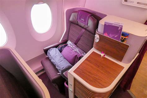 Thai Airways Airbus A350 Business Class from Brussels to Bangkok