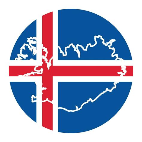 iceland flag logo vector 26740777 Vector Art at Vecteezy