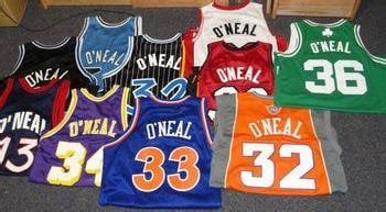 My Shaq jersey collection. : r/nba