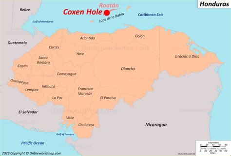 Coxen Hole Map | Roatán, Honduras | Detailed Maps of Coxen Hole