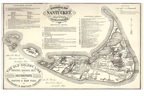 Ewer Map of Nantucket, 1869 – Shop – Nantucket Historical Association