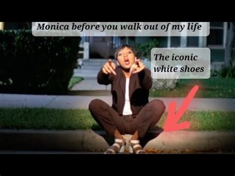 Monica Before You Walk Out Of My Life Iconic White Shoes - YouTube