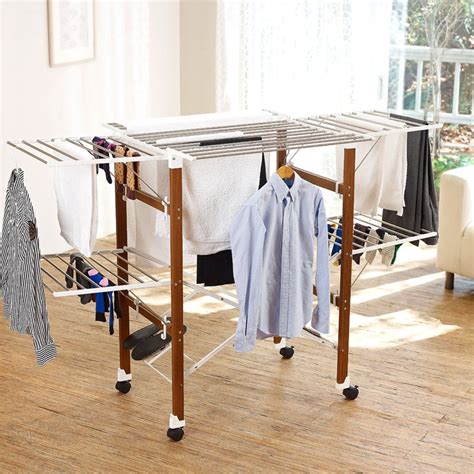 Extra Large Heavy Load Sturdy Foldable Clothes Laundry Drying Rack (White) | Buy Clothes Lines ...