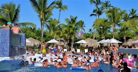 Pool Foam Party in Punta Cana, Dominican Republic - Encircle Photos