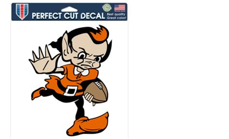 Cleveland Browns - Brownie the Elf decal - sticker | eBay