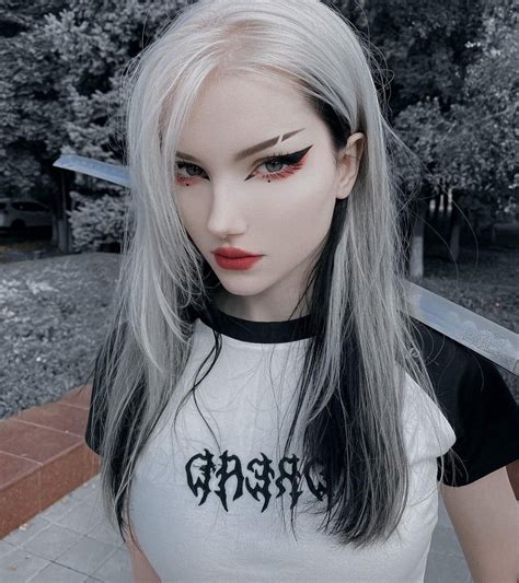 Gothic Makeup, Edgy Makeup, Makeup Art, Makeup Inspo, Makeup Inspiration, Hair Makeup, Short ...