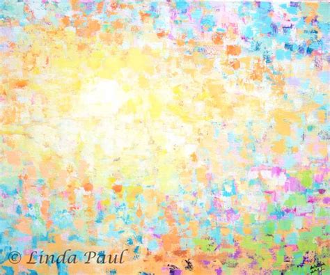 Happy Colorful Art Abstract Painting By , Painting by Linda Paul | Artmajeur