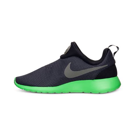 Lyst - Nike Mens Roshe Run Slip On Casual Sneakers From Finish Line in Black for Men