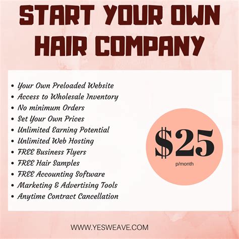 Want to start your own hair company selling hair online? Then with Yes Weave You can become a ...
