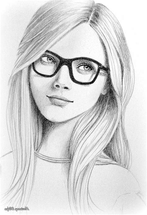 Black And White Girl Drawing Pencil Easy Clip Art, Aesthetic Girl Drawing HD phone wallpaper ...