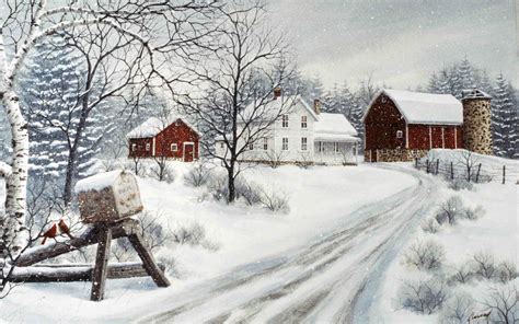 Winter Country Scenes Wallpaper (22+ images)