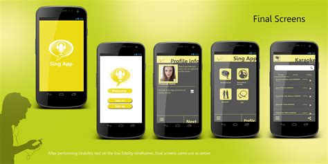 Sing App on Behance