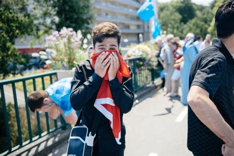 Uyghur human rights activists protest – Stock Editorial Photo ...