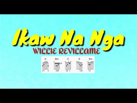 IKAW NA NGA - WILLIE REVILLAME: Lyrics & Chords - YouTube