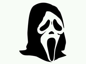 SCREAM MASK Halloween Vinyl Decal Car Window Wall Sticker CHOOSE SIZE ...