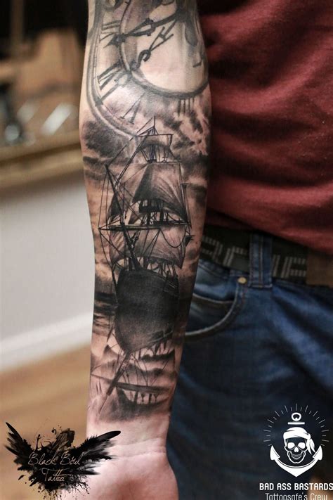 Ghost ship | Tattoo sleeve designs, Cool tattoos, Sleeve tattoos