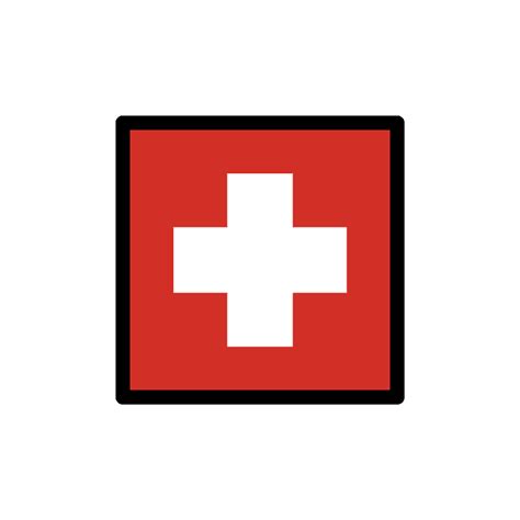 Switzerland flag emoji clipart. Free download transparent .PNG | Creazilla