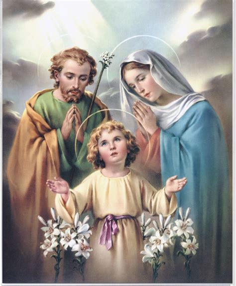 The Holy Family Italian Art Catholic Full Color Print Ready for Framing | eBay